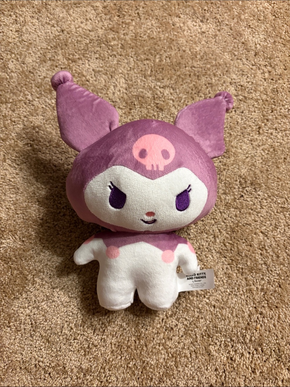 Sanrio Kuromi Plush - Lavender, Pink & White Soft Toy